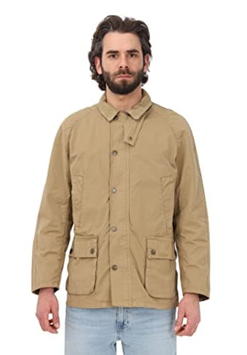Image of Barbour Ashby Men's Casual Stone Jacket - Taupe IT/EU, beige, M