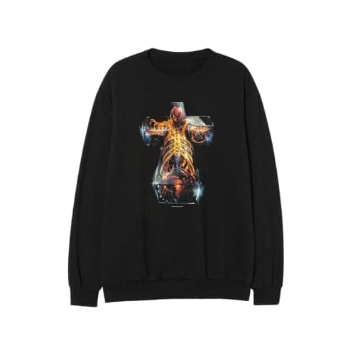 Image of Justice HYPERDRAMA Cross Sweatshirt - L, Black, L