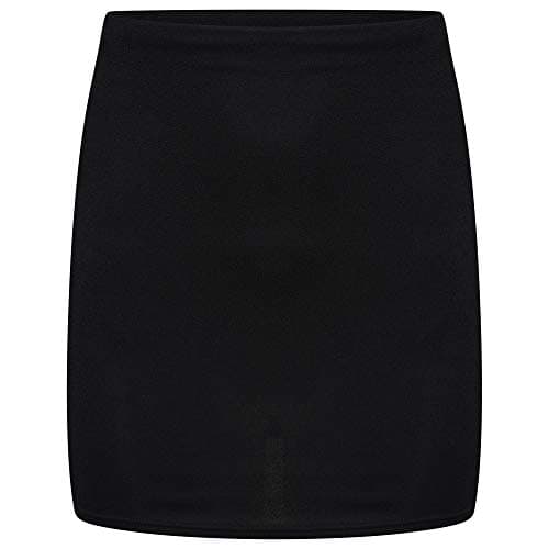 Image of Shop & Stop New Scuba Mini Skirt (Black, 18)