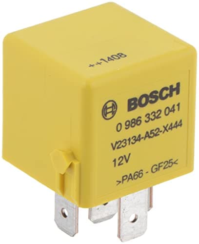 Image of Bosch 0986332041 Mini Relay 12V 40A, IP5K4, Operating Temperature from -40 Degree to 85 Degree C, 5 Pin Relay