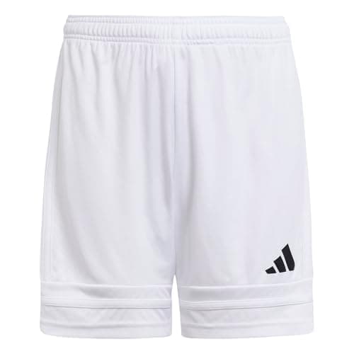 Image of adidas Unisex Kids SQUADRA25 Short Kids, White/White/Black, 13-14 Years
