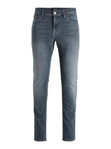 Image of JACK & JONES Men's Jjiglenn Jjfelix Am 646 Noos, Grey Denim, 32 W/34 L