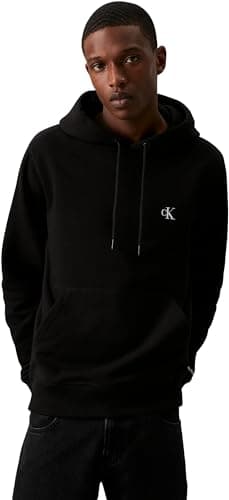 Image of Calvin Klein Jeans Men's Ckj Essential Hoodie Sweater, Black, L