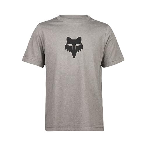 Image of Fox Racing YTH Legacy Unisex Child Windproof Tee, Grey, M EU