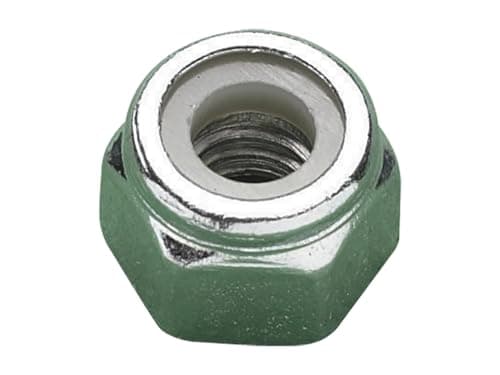 Image of Metalmate Metalmate Type P Nylon Insert Nut Zp M8 Box 200, Durable Design For Professional And Diy Use