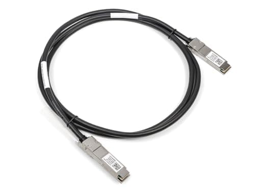 Image of Dell 470-ABQG Fibre-Optic Cable 2 m QSFP28 Black/Silver