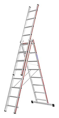 Image of Hymer 404724 Multi-Purpose Ladder 3-Part Combination Ladder 3X8