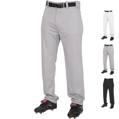 Image of Rawlings Men's Bp31sr-bg-90 Rawlings Men s Semi Relaxed Pants Large Blue Grey, Grey, L UK