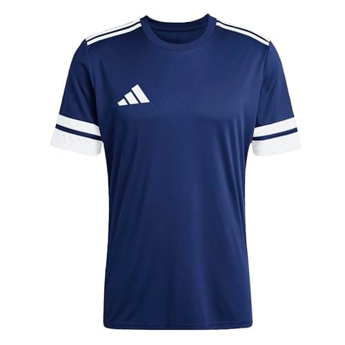Image of adidas Men's SQUADRA25 Jersey Short Sleeve, Team Navy Blue 2/White, M