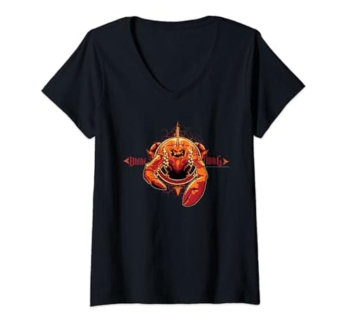 Image of Aquaman Brine King V-Neck T-Shirt