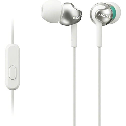 Image of Sony MDREX110AP/W In-Ear Binaural Wired White Mobile Headset Mobile Headset (Binaural, In-Ear, White, Universal, Wired, 1.2 m)