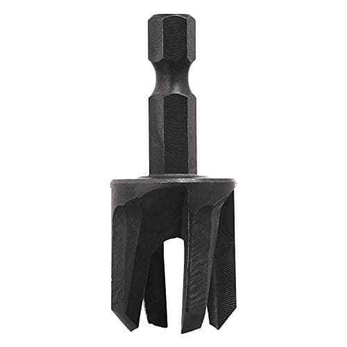 Image of Trend Snappy 1/2 Inch Standard Plug Cutter for Hard & Softwoods, Fast Cutting & Resharpenable, Quick Chuck Compatible, SNAP/PC/12