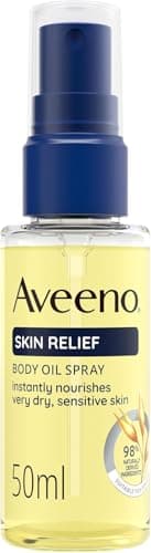 Image of Aveeno Daily Moisturising Body Cleansing Oil (1x 50ml), Nourishing Shower Body Oil for Normal to Dry Skin, Soap-Free, Lightly Scented & Vegan* with Soothing Prebiotic Triple Oat