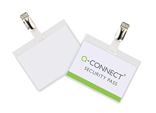 Image of Q-Connect KF01562 Security Badge 60x90mm (Pack of 25)
