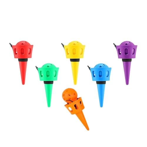 Image of Harilla 6 Pieces ×throw and Catch Balls Set Kids Catch Balls Game Kids Ball and Cup Game for Boys and Girls Parent Party Favors Camping