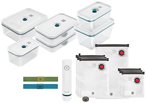 Image of ZWILLING Fresh & Save Vacuum Starter Set, Glass, M/L, 16-pcs, La Mer