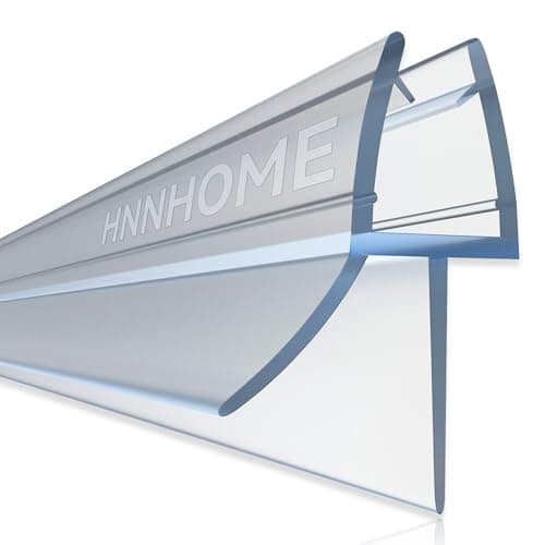 Image of HNNHOME Clear Bath Shower Screen Door Seal Strip for 4-6mm Glass Up to 18mm Gap (Straight)
