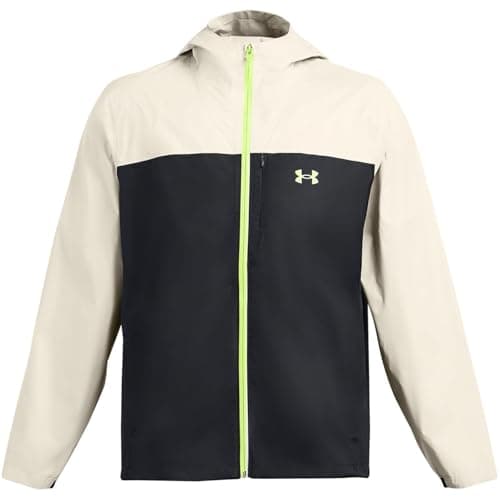 Image of Under Armour Mens Cloudstrike Colourblock Waterproof Jacket White L