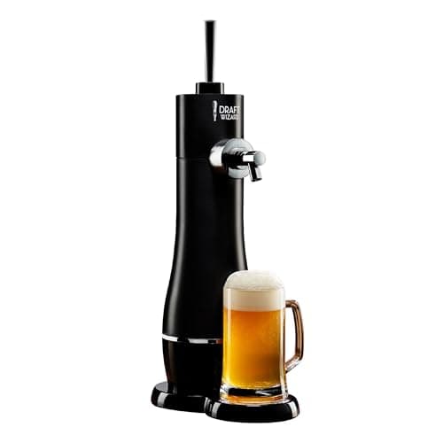 Image of Menkind Draft Wizard Ultrasonic Frothing Home Beer Dispenser for Can & Bottle Edition
