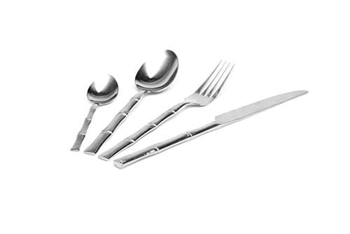 Image of Excelsa Bamboo Cutlery Set 24 Pieces, Stainless Steel 18/0