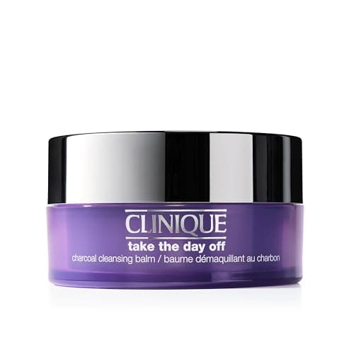 Image of Clinique Take The Day Off Charcoal Cleansing Balm Makeup Remover | Dissolves Makeup and Sunscreen, 125 ml.