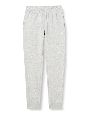 Image of Champion Men's Legacy Authentic Pants Powerblend Terry C-Logo Rib Cuff Sweatpants, Heather Grey, M