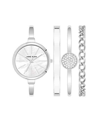 Image of Anne Klein Women's Bangle Watch and Bracelet Set