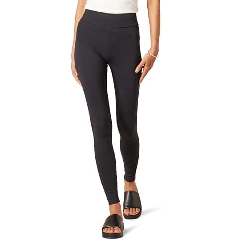 Image of Amazon Essentials Women's Ponte Legging (Available in Plus Size), Black, S