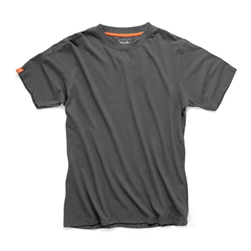 Image of Scruffs Mens Eco Graphite Worker T-Shirt, Graphite, M UK