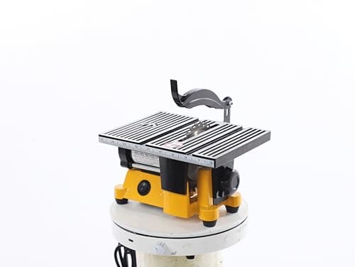 Image of 90w 4500rpm Electric Table Saw, Table Saws for Woodworking, Bevel Cuts, Cuts Wood, Non-Ferrous Materials, Plastic & More