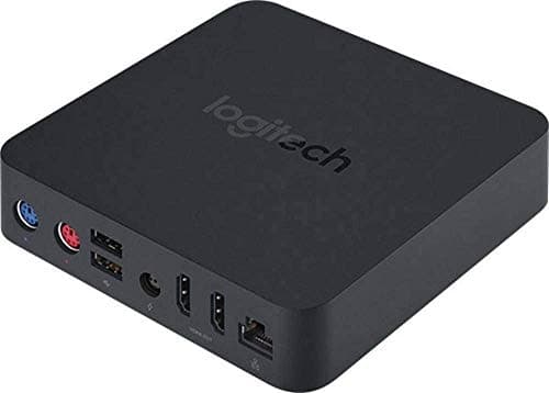 Image of Logitech SmartDock Extender Box Docking Station - 2x HDMI, 2 x audio/video, 3x USB 3.1, 1x GbE, 1x 3.5mm, VESA adapter plate, hook and loop pads - 960-001118