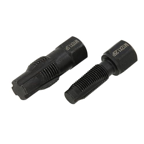 Image of Neilsen CT2111 2pc Oxygen Sensor Thread Chaser Set - Sizes: M12 x 1.25 and M18 x 1.5 | Ideal for Cleaning and Rethreading Oxygen Sensor Ports