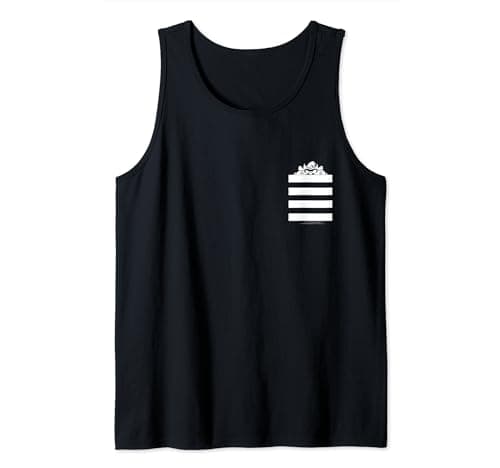 Image of Looney Tunes Taz Stripes Pocket Tank Top