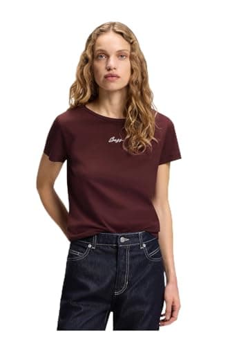 Image of BOSS Women's T-Shirt, Dark Brown 204, L