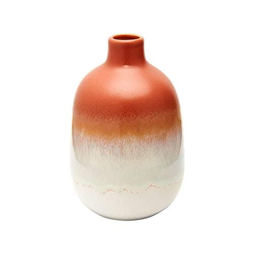 Image of Sass & Belle Mojave Glaze Terracotta Vase - Small Ceramic Vase for Table Decoration Modern Home Decor Accent Piece Decorative Flower Vases for House Gifts designed by Sass and Belle