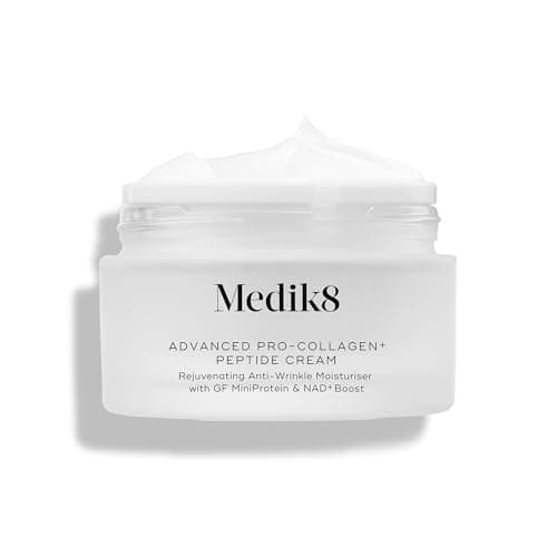 Image of Medik8 Advanced Pro-Collagen+ Peptide Cream - Rejuvenating Anti-Wrinkle Moisturiser With Growth Factor MiniProtein & NAD+ Longevity Booster - 50ml
