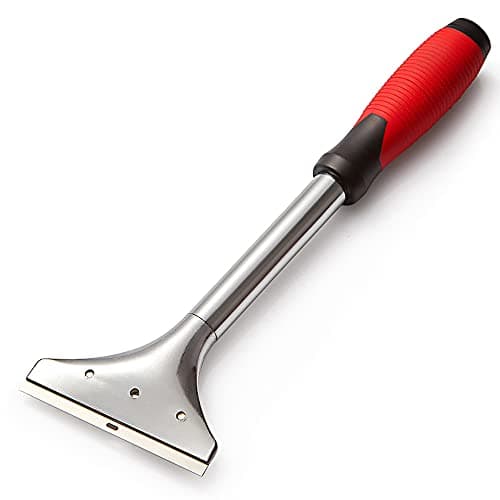 Image of DEKTON DT85967 Soft grip Heavy Duty Scraper, Black/Red, 4-inch, 25 Cm