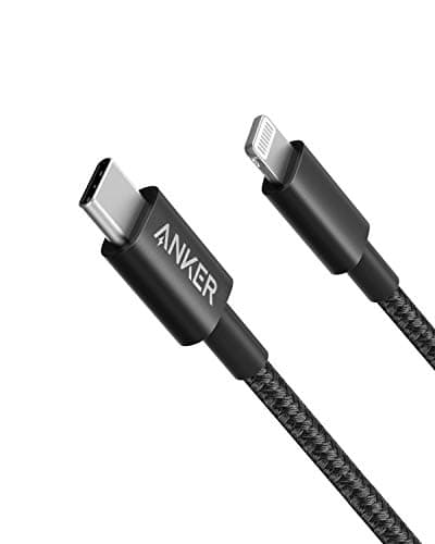 Image of Anker USB C to Lightning Cable, 331 Cable, New Nylon Fast Charging Cord (3.3ft, MFi Certified) iPhone Charger Cable for iPhone 14 13 Pro 12 Pro Max 12 11 X XS XR, AirPods Pro, Supports Power Delivery