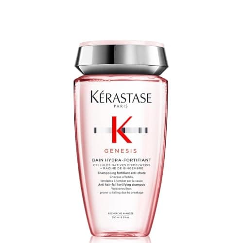 Image of Kérastase Genesis, Nourishing & Fortifying Shampoo, For Weakened Hair and Hair Loss, With Ginger Root & Edelweiss Flower, Bain Hydra-Fortifiant, 250ml