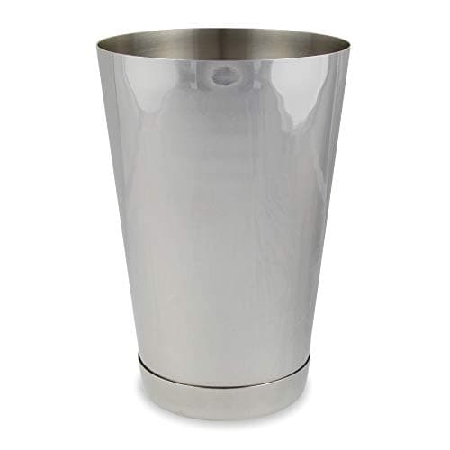 Image of Boston Cocktail Shaker Mini Tin 18oz (530ml) – Stainless Steel Toby Tin, Professional Bar Shaker Can for Tin-on-Tin Mixing