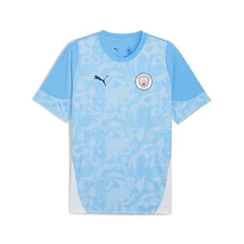 Image of PUMA Manchester City FC Men's Training Jersey 25/26, Blue (Team Light Blue x White), 3XL