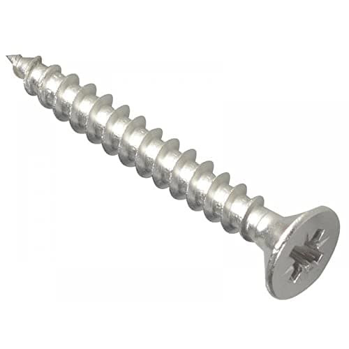 Image of ForgeFix Multi-Purpose Single Thread Screws | 5.0 x 40mm | A2 Stainless Steel | Box 200