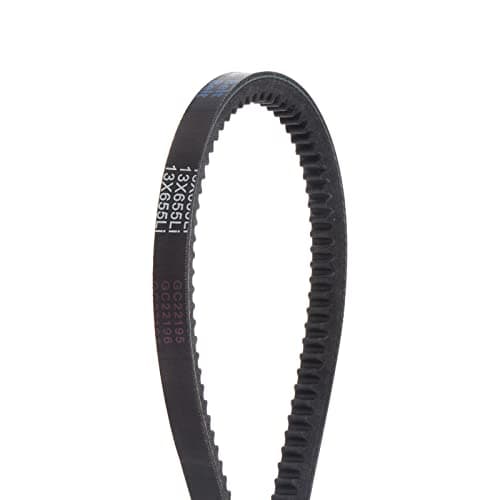 Image of sourcing map 13x655 Cogged V-Belts AX Section Drive Raw Edge Belt 655mm Inner Girth 13mm Width 8mm Thickness EPDM for Power Transmission