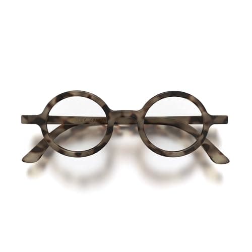 Image of LONDON MOLE® Moley blue light blocking glasses | Cool round shaped blue blockers | Anti eyestrain for screens | Men’s Women’s Unisex | Spring hinges