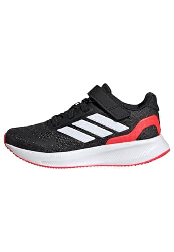 Image of adidas Unisex Kids Runfalcon 5 Kids Shoes, Core Black/Cloud White/Lucid Red, 11.5 UK Child