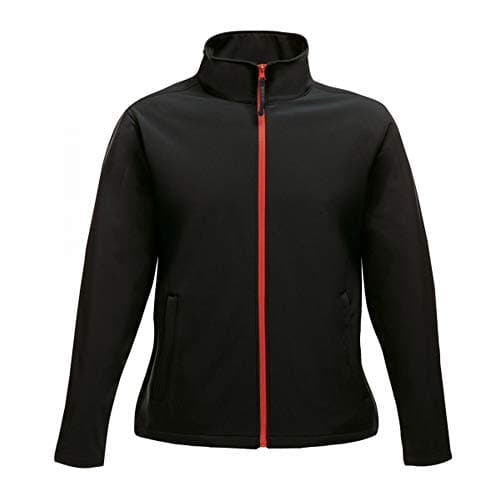 Image of Regatta Professional Womens Ablaze Printable Softshell Jacket, Black(classic Red), 12 EU