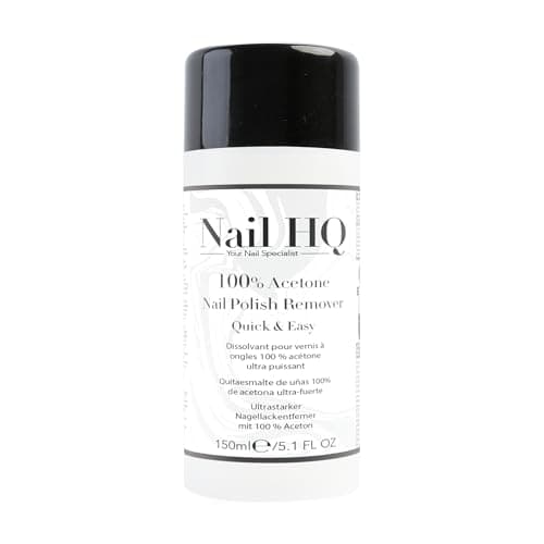 Image of Nail HQ 100% Acetone Nail Polish Remover - 150ml - Express & Easy