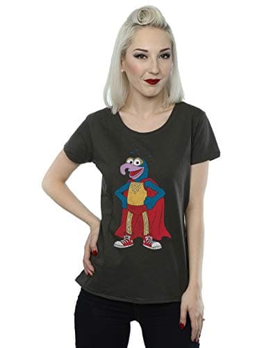 Image of Muppets Disney Women's The Classic Gonzo T-Shirt Small Light Graphite