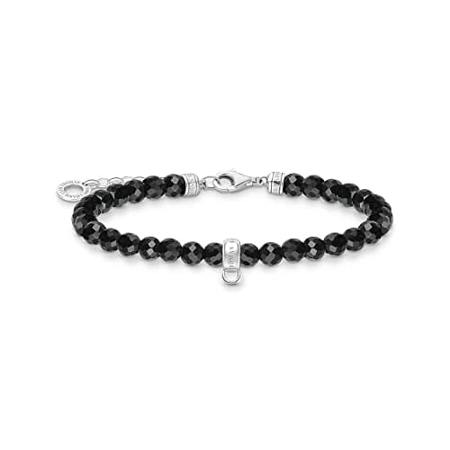 Image of Thomas Sabo Bracelet with black pearls 925 Sterling Silver