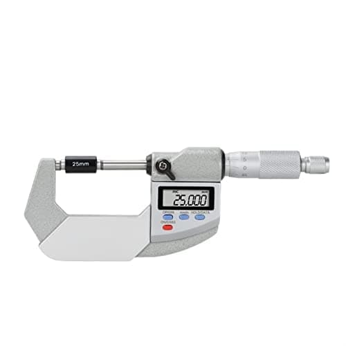 Image of Micrometer, Micrometer IP65 0.001mm Outside Digital 0-25/50/75/100mm Water/Oil Proof Electronic Gauge Measure Caliper(25-50mm)